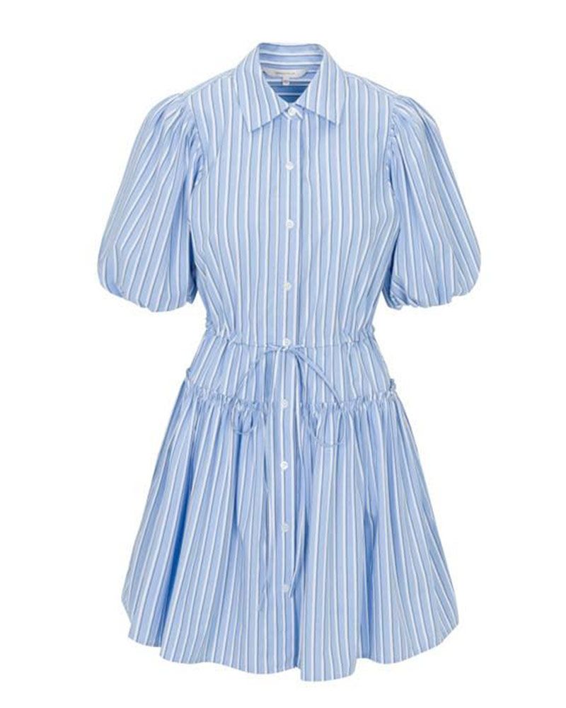 white christmas dresses Orange Cotton Poplin A-Line Deep Neck Maxi Tier Dress 30