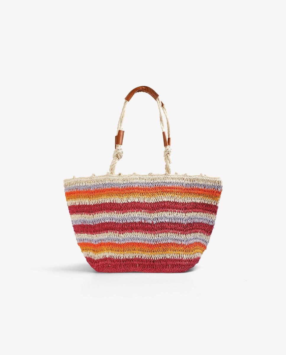 Bolsos Mujer Bolso Rafia Lefties Bolsos De Rafia: Así Llevan Las
