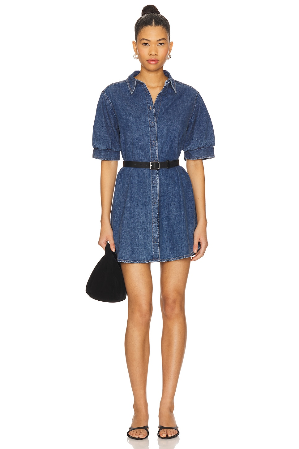 hobble dress fashion Spring Cotton Linen Solid Pocket Oversize Shirt Dresses – Come4Buy eShop main image 0