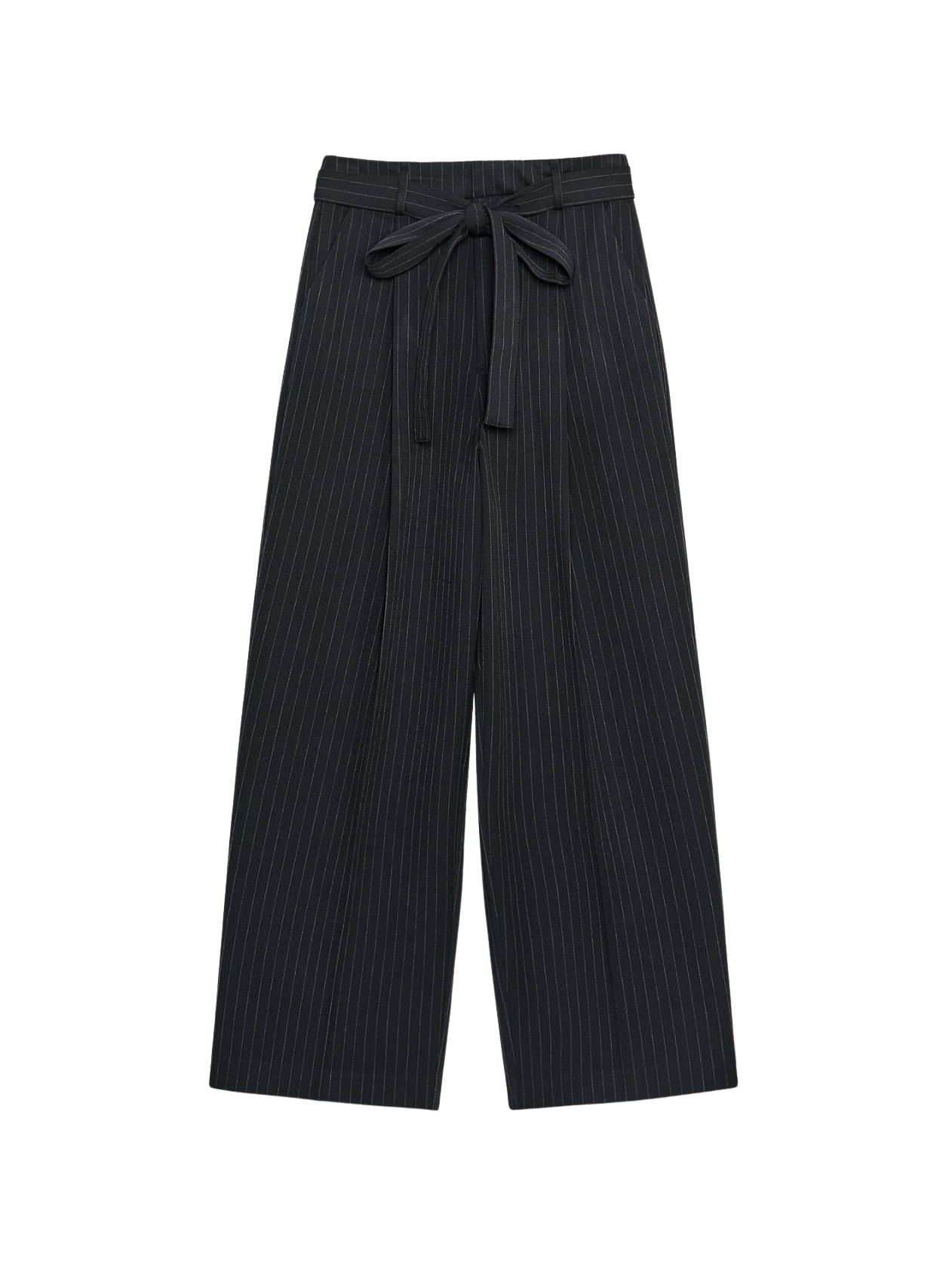 Pantaloni Donna Pantaloni Larghi Pieghe Zara Wide Leg Pantaloni