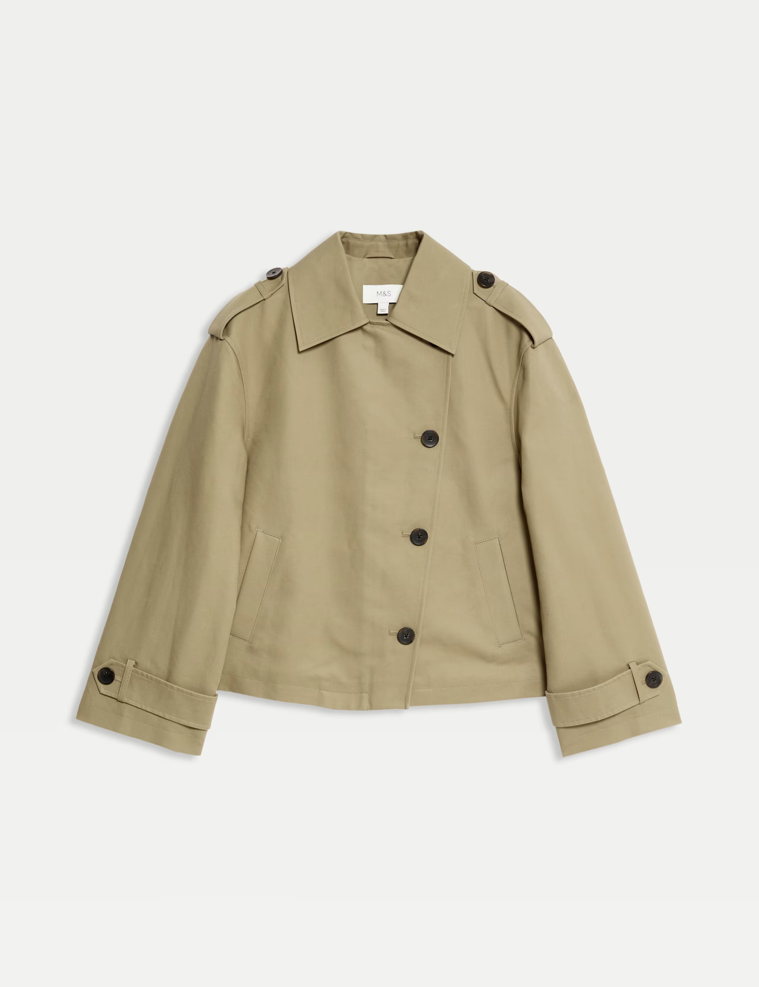 M&S just launched a brilliant cropped trench for just £65