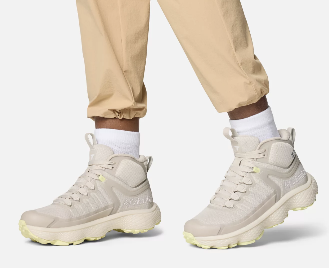 White Knee High Walking Boots Uk Women's High Knee Boots, Lace Up - Main Image