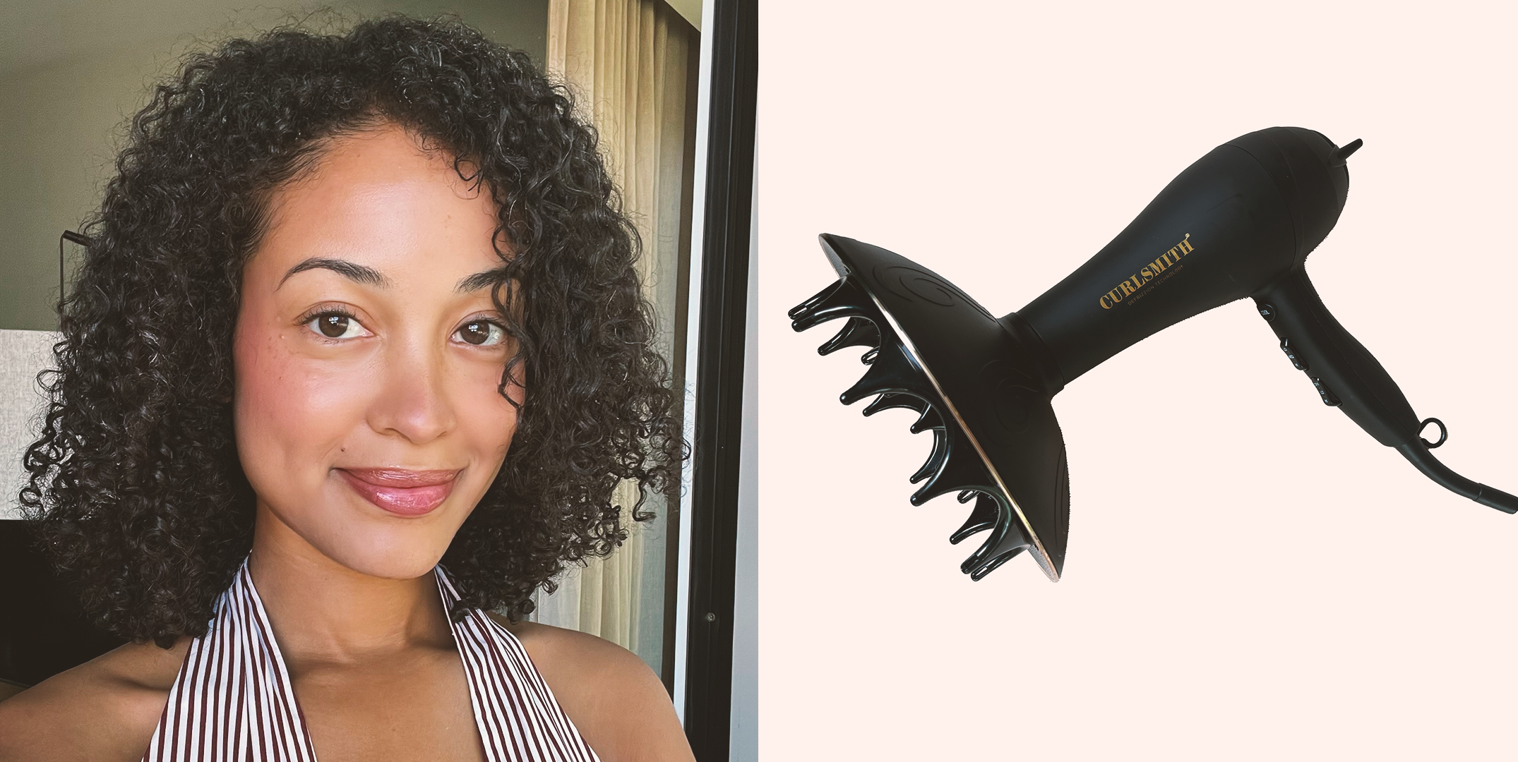 Air Dry Curly How To Blow Dry Wavy Hair With A Diffuser Straight
