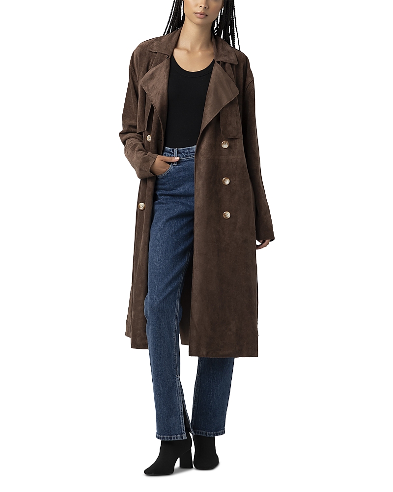 Trench Coat Long Utility Coat Levis Levi's Women's Houndstooth