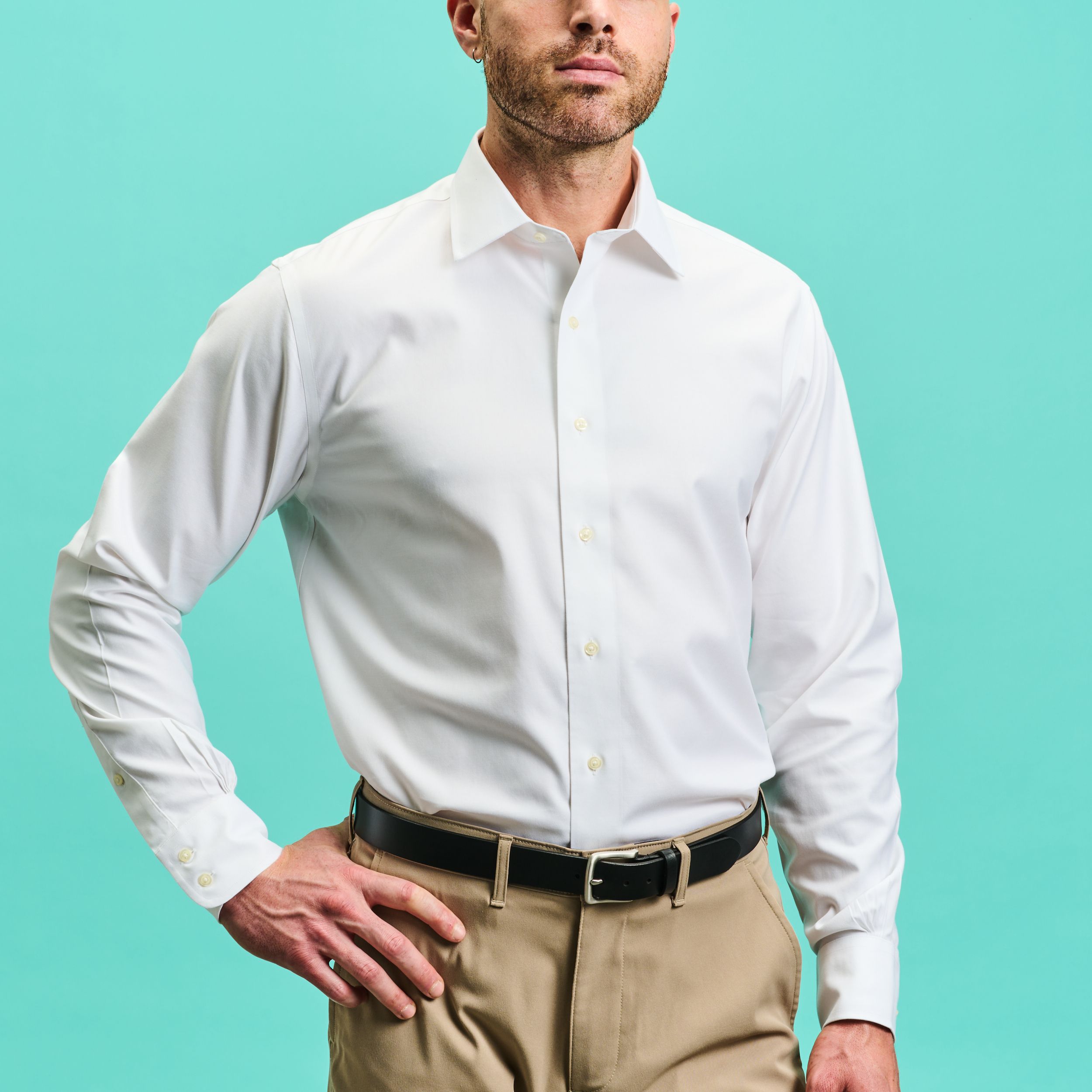 White Shirt Best Mens Dress Shirts Under 100 Formal Straight Point