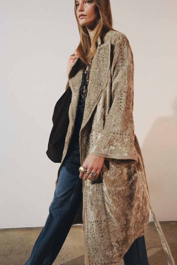 Kimono Fiesta Vestido Kimono Terciopelo Ana Belén (74) Deslumbra