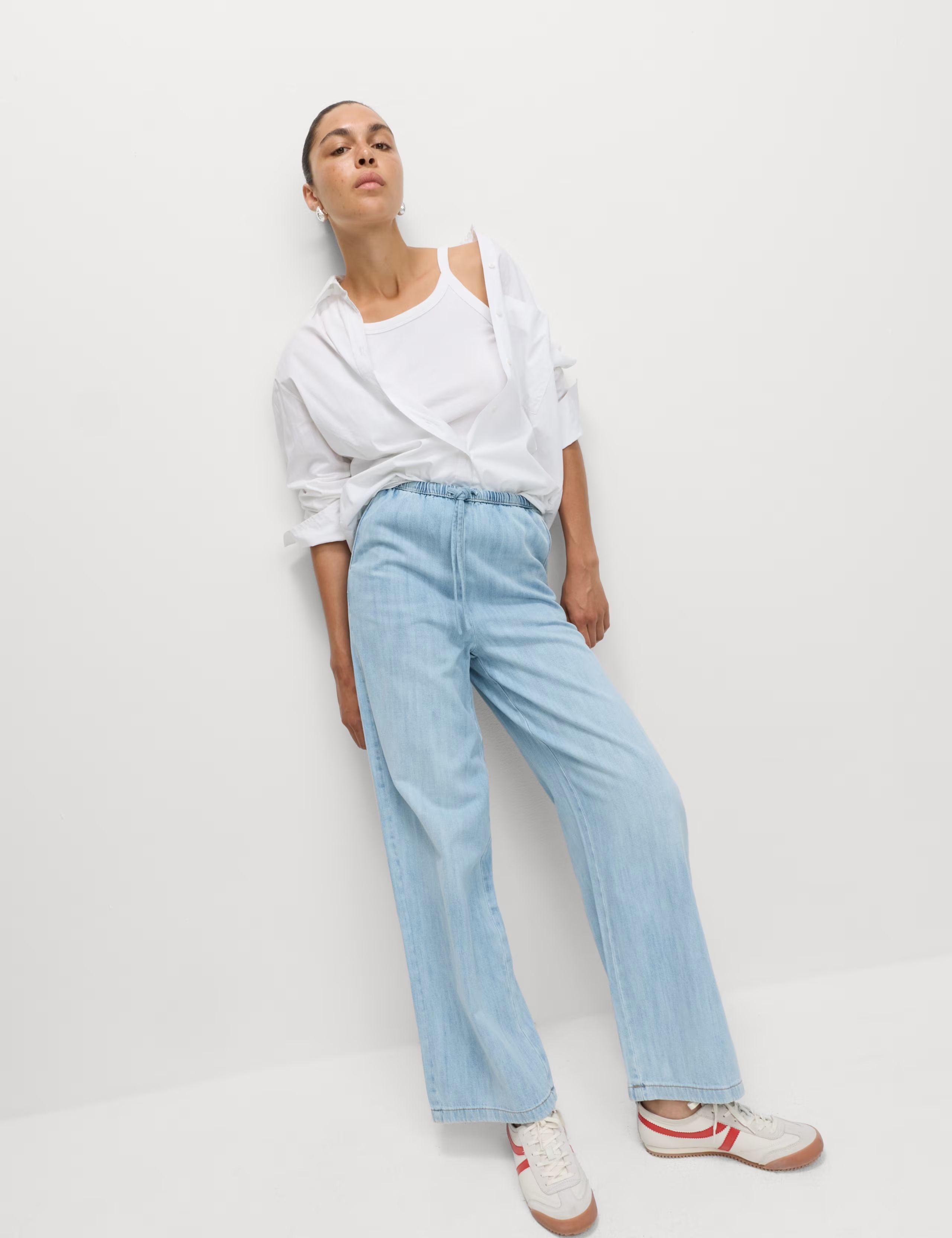 Drawstring jeans are here to refresh your wardrobe — these are of