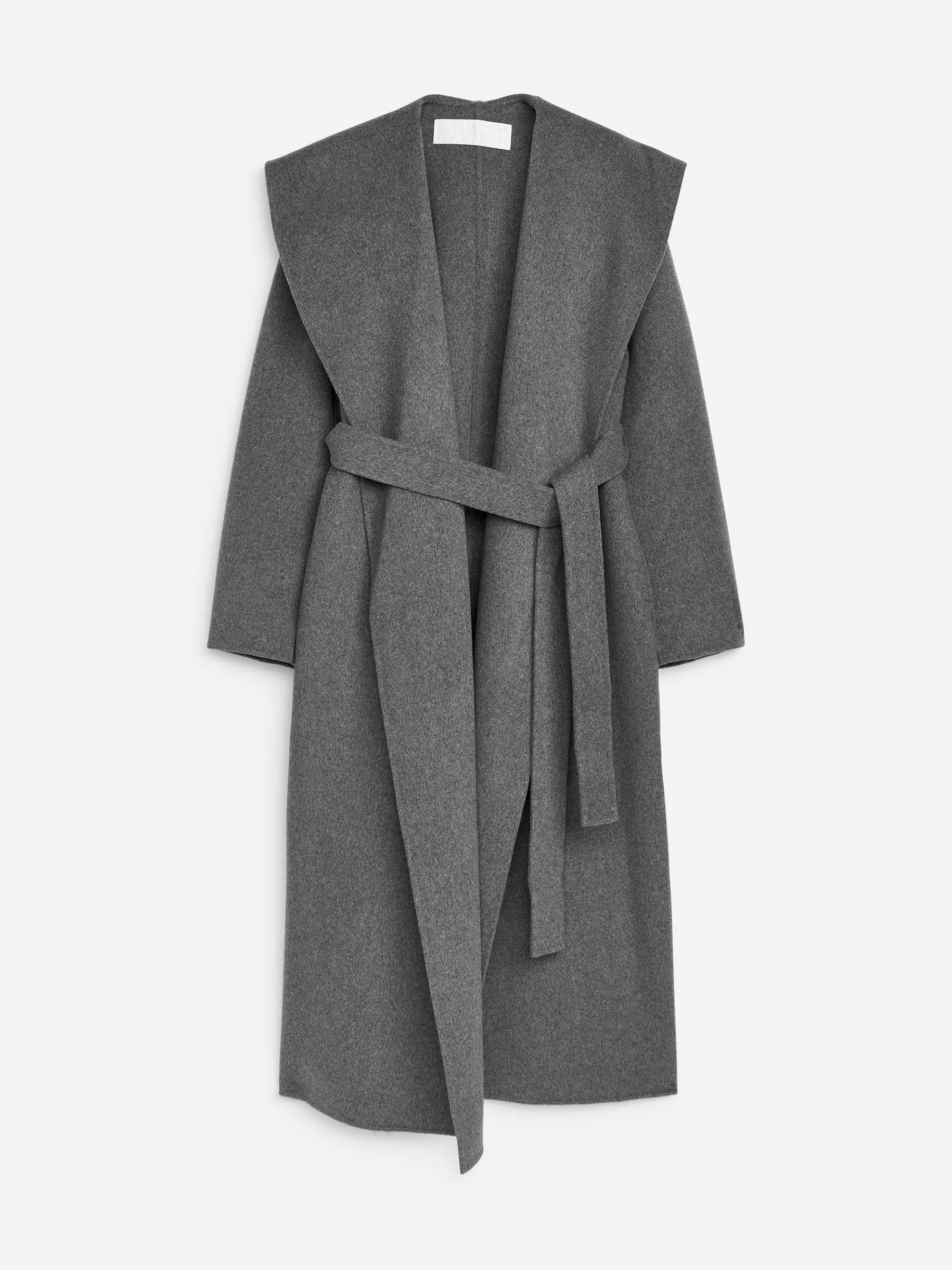 Manteau D'Hiver Zara En Laine Grise - Taille Small, Occasion Très Bon État