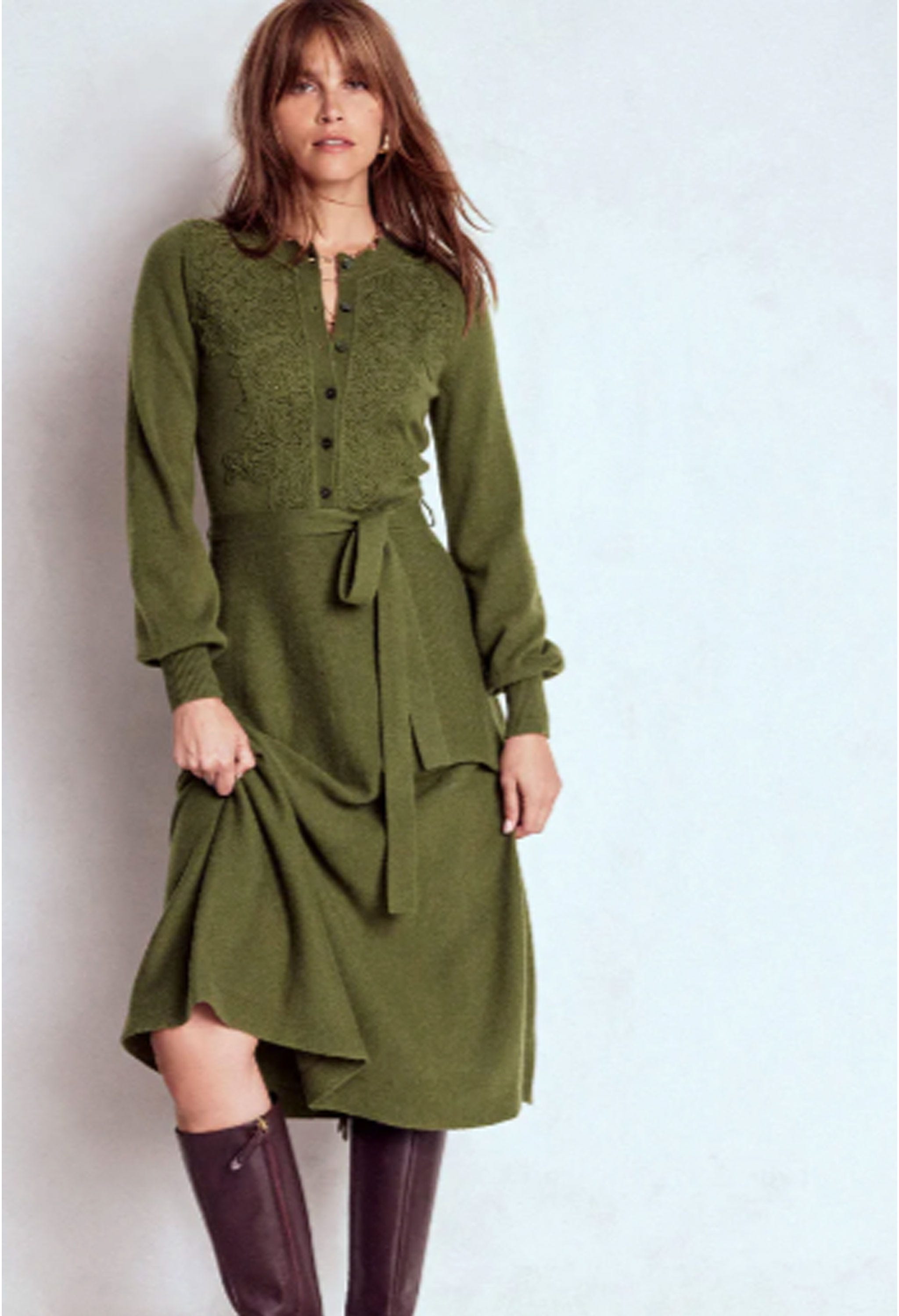 boden maria knitted midi dress Boden Maria Knit Dress Size 4R