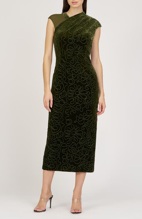 black mesh dress long sleeve Baltic Born Womens Darya Mesh Midi Dress | Black