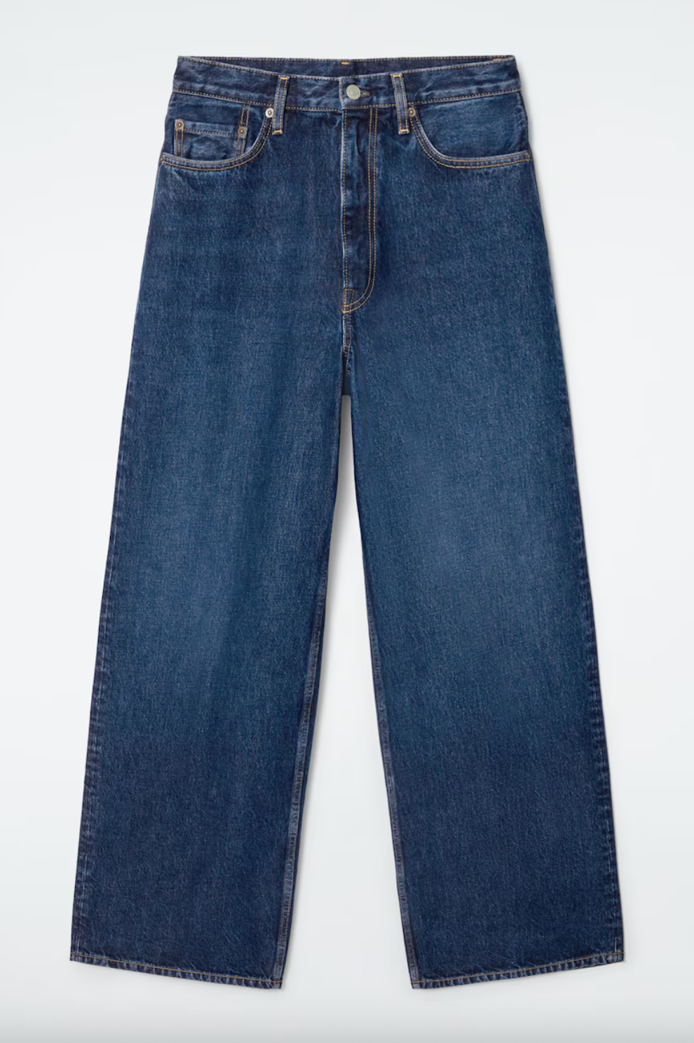 Jeans Donna Mint Velvet, Velluto Blu Indaco, Gamba Larga, Vita Con Laccio. Taglia 12, Nuovi Con Etichetta.