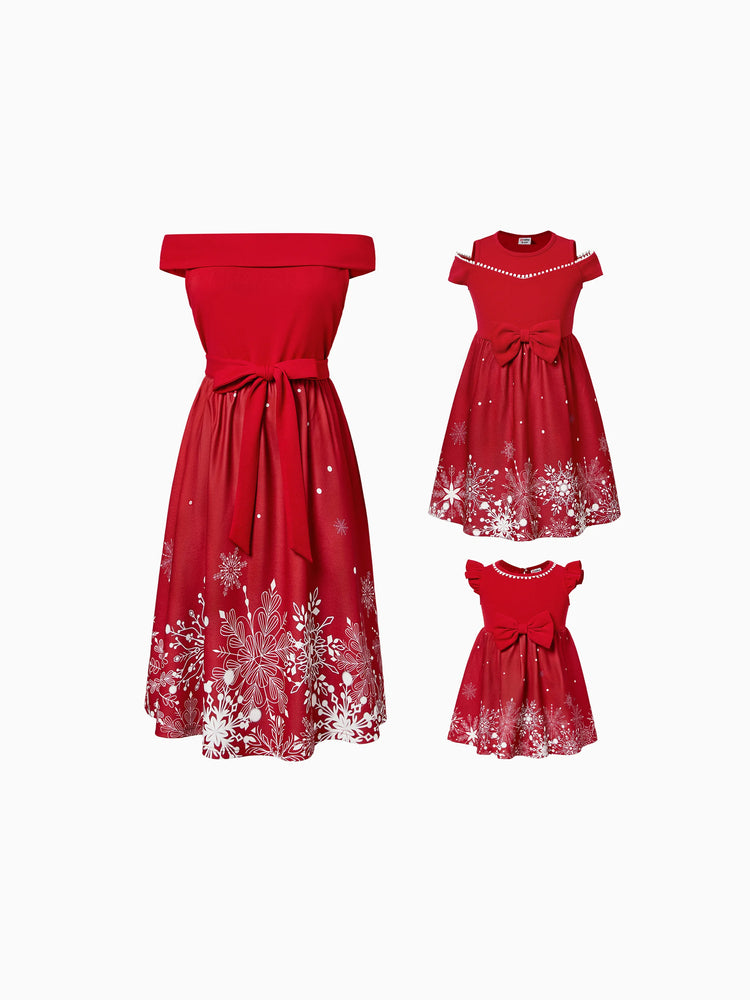 sachin and babi light blue dress 17 Cute Mommy and Me Christmas Outfits to Match in 2025 main image 1
