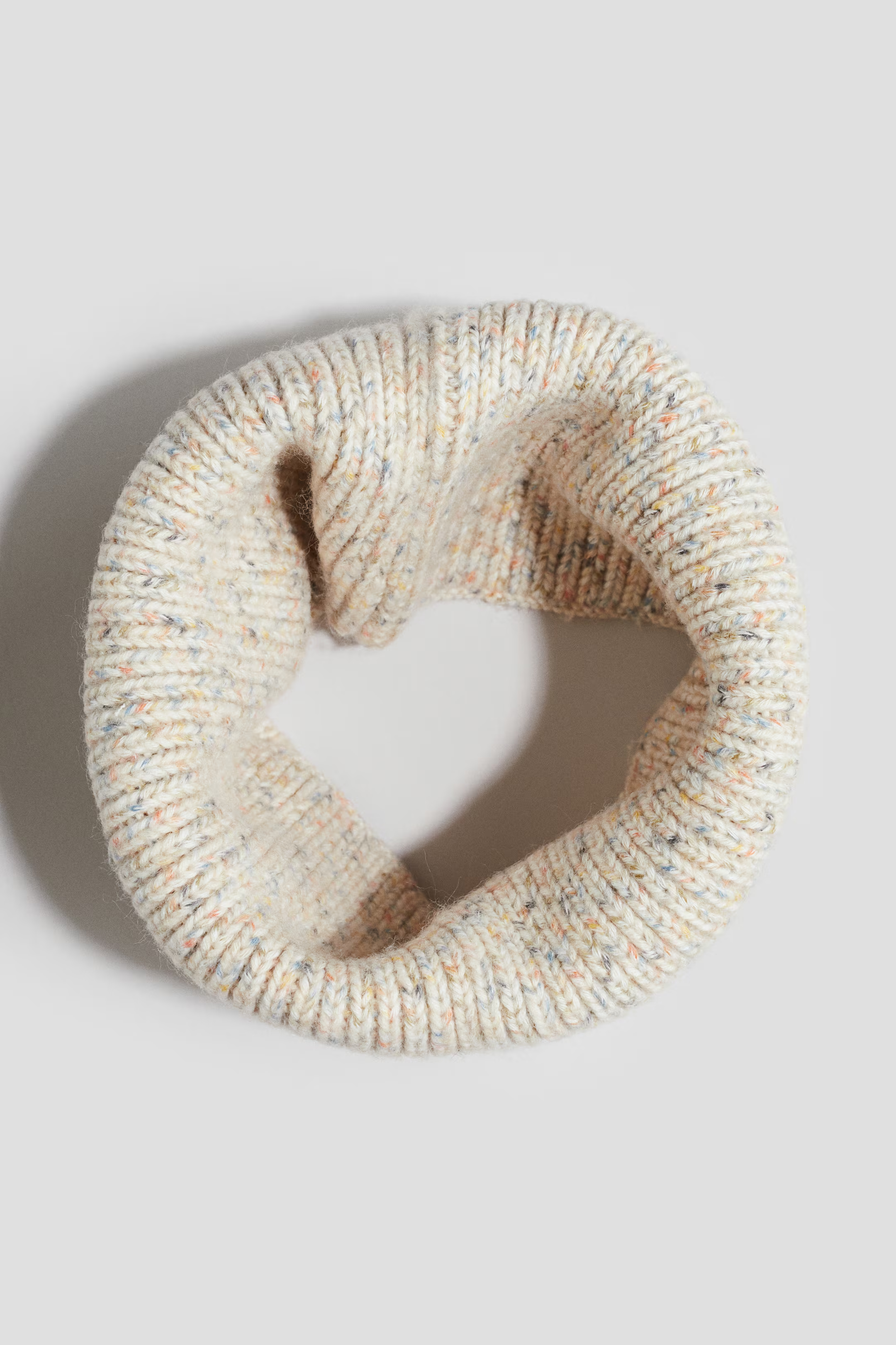 Sciarpa anello 100% cashmere rigenerato