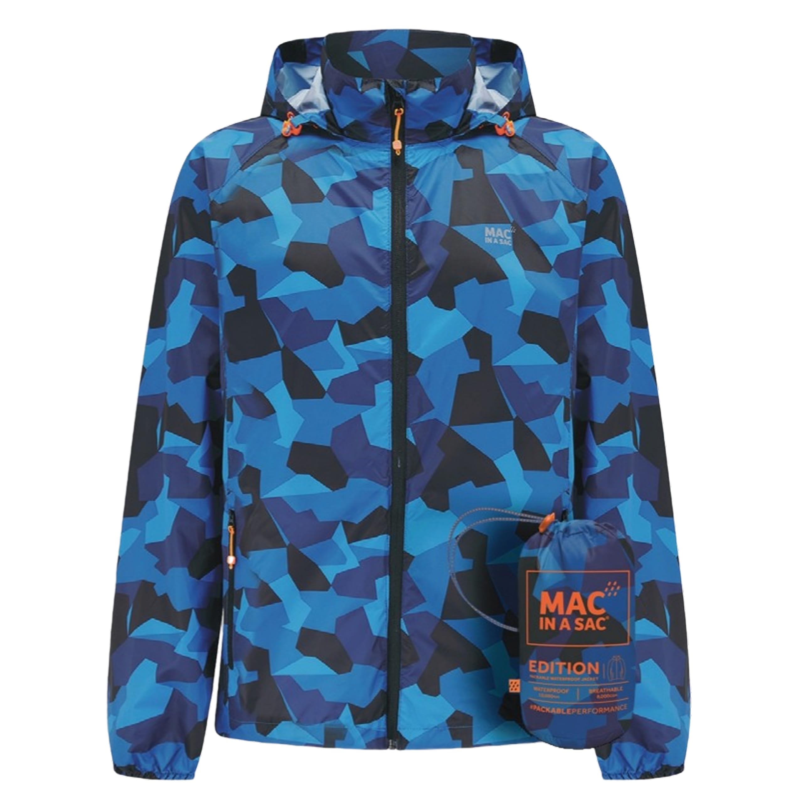 Giacca Antipioggia Ciclismo Uomo – Alta Visibilità – Impermeabile – Manica Lunga – Swift Wear