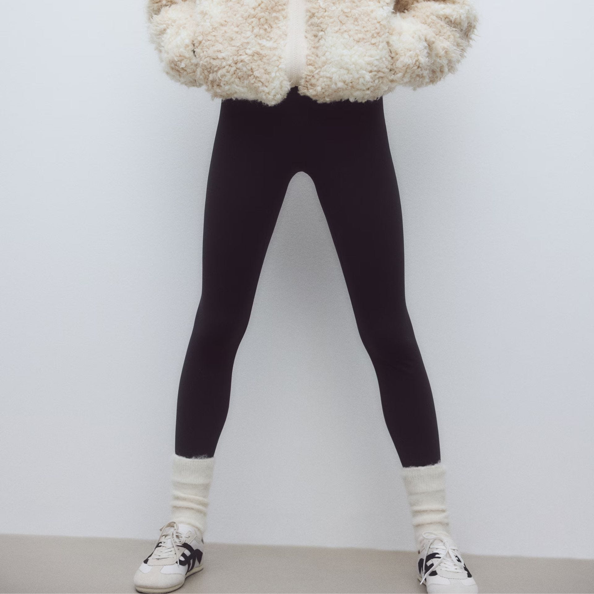 Leggings Con Interno In Pile - Nero - Kiabi - 8.00 - Foto 2