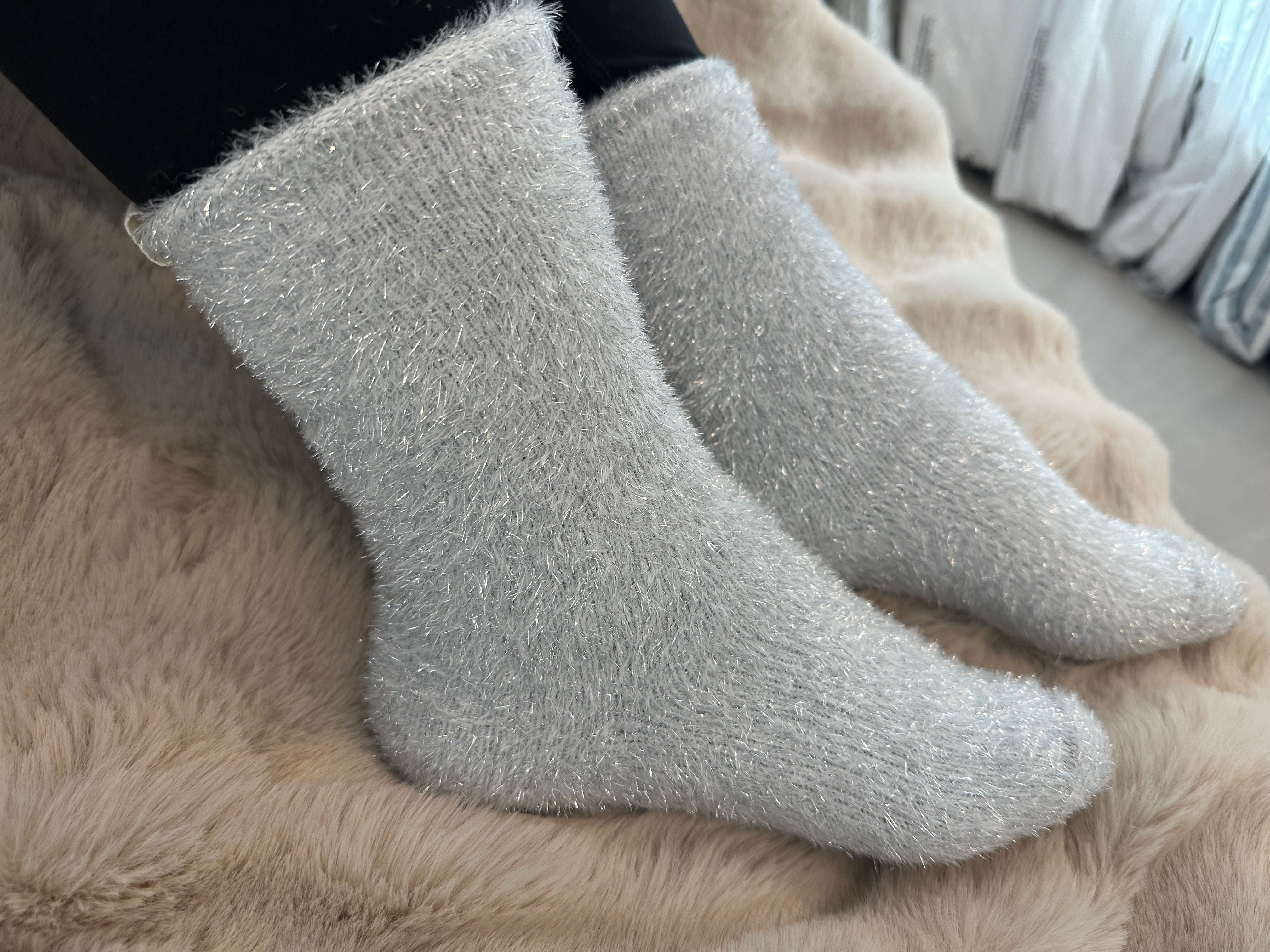 Calzini Donna Morbidi E Soffici – 4 Paia, Fantasia Sunset Arancione, Leggeri Come Piume, Perfetti Per Relax E Notte, Taglia 4-10 (M/L)