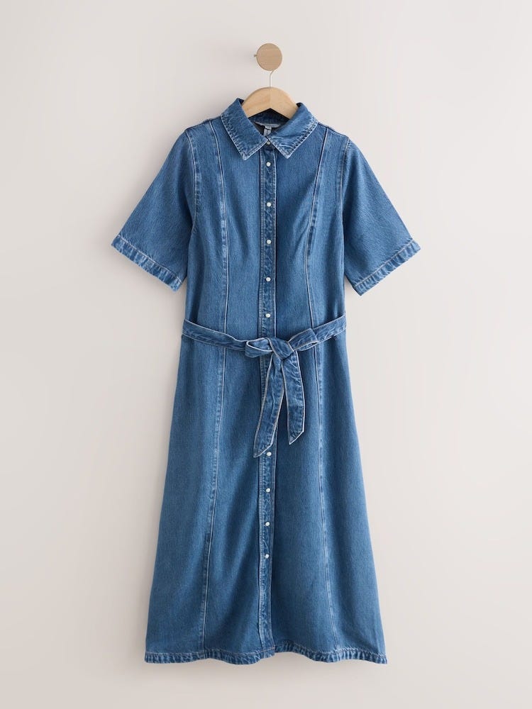 Next's denim midi dress is the timeless staple that will see you through  spring