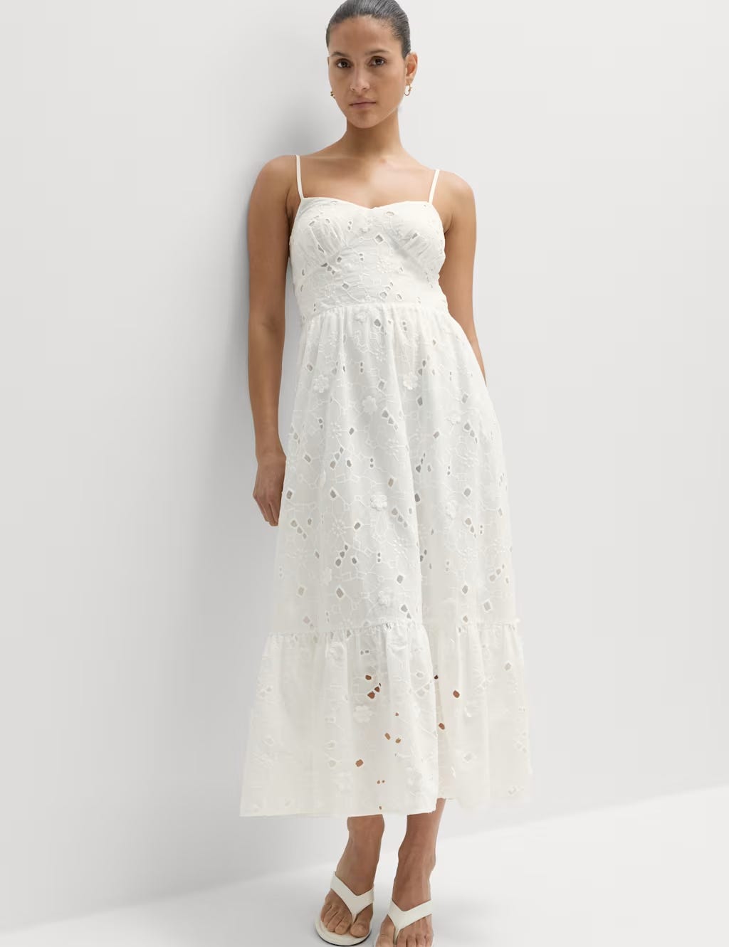 sachin and babi light blue dress White Floral Embroidered Off Shoulder Ruffle Cut Out Tie Up Mini Dress   Hot Miami Styles