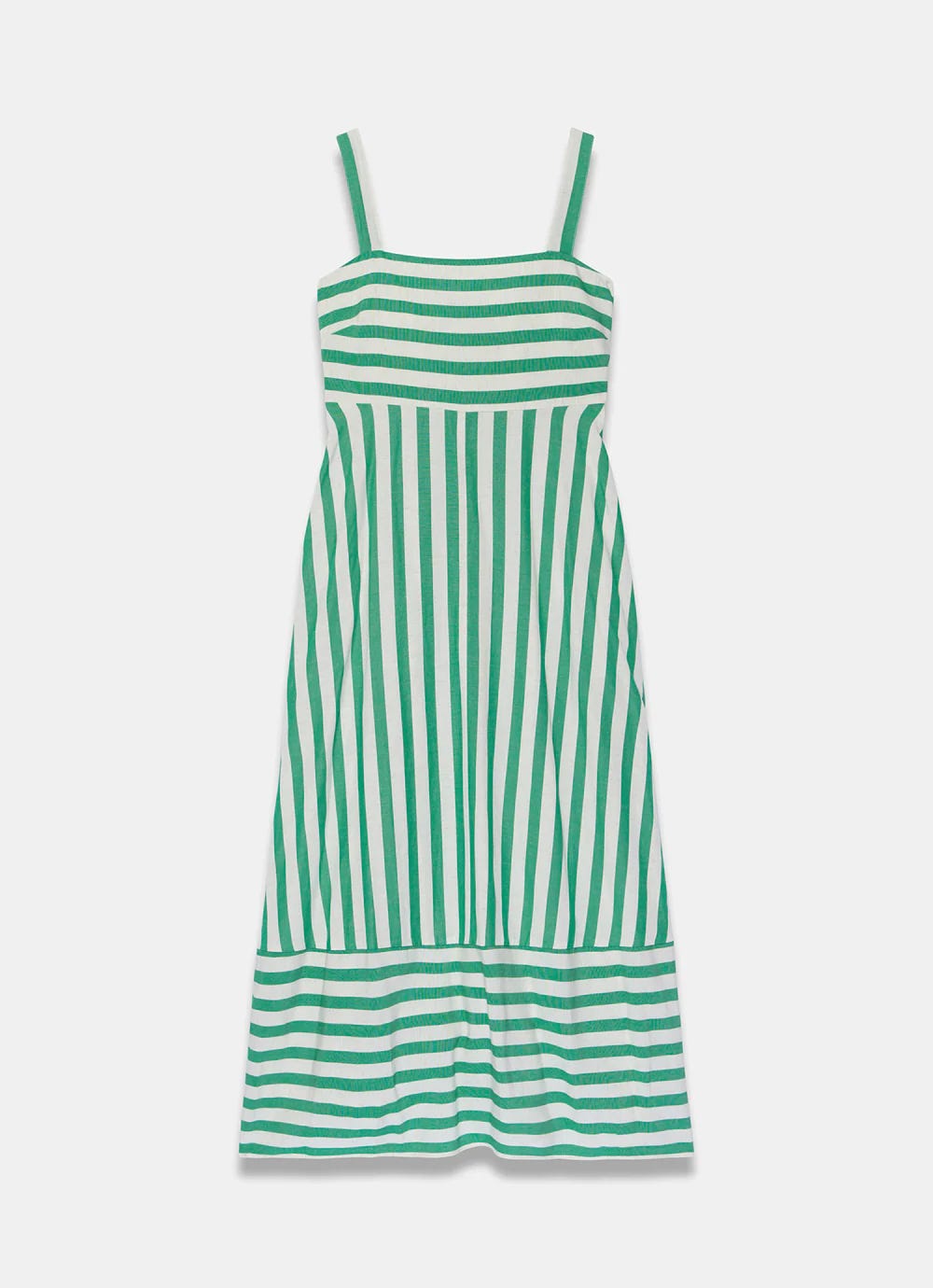 Striped dresses are replacing polka dots as the print of the summer   Next's 44 midi is the perfect style
