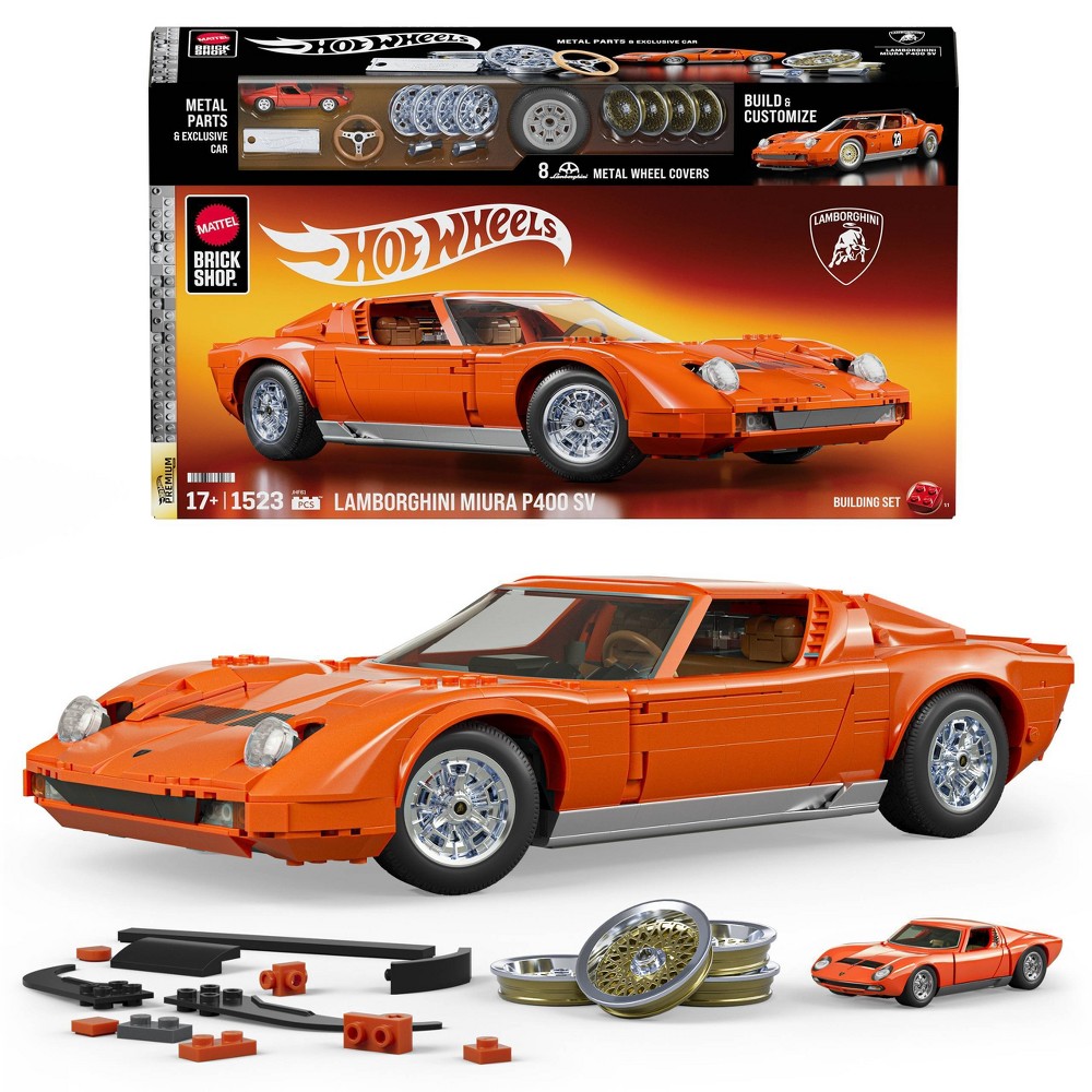Mattel Brick Shop Lamborghini Miura P400 SV On Sale Now