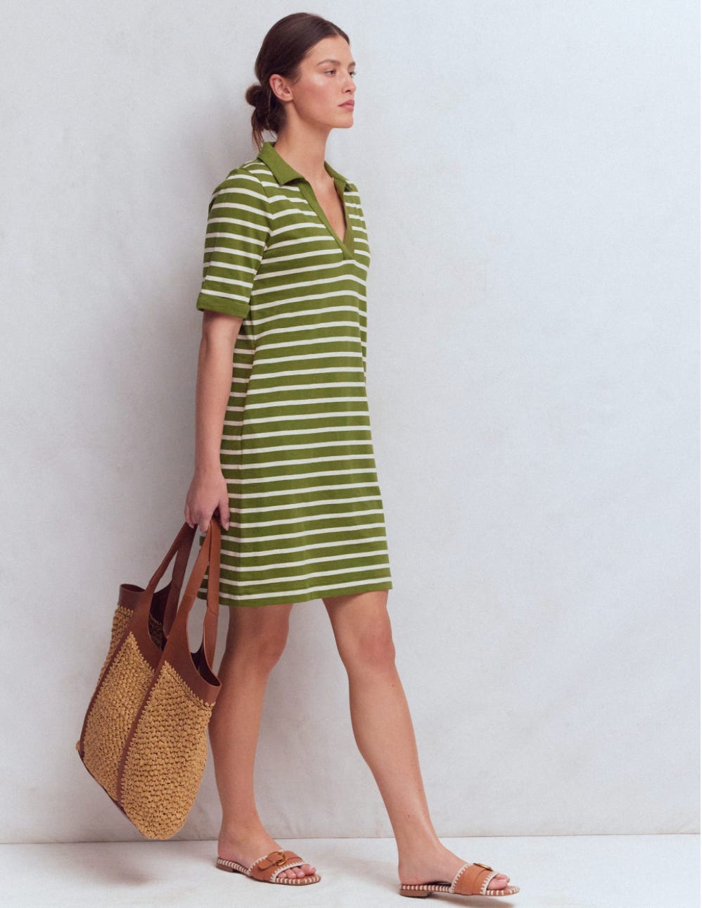 boden tee shirt dress Boden Women's Tilda Jersey T-shirt Dress in Green