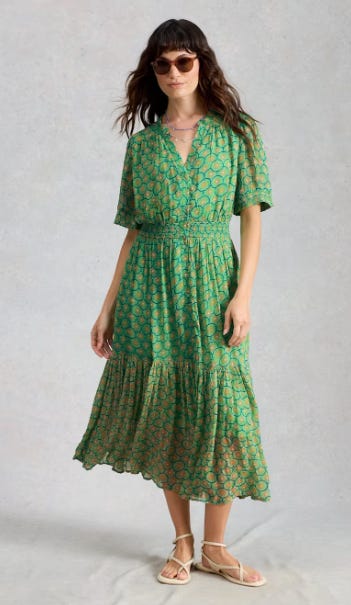 Sophie, Duchess of Edinburgh's 'sell-out' green & orange midi dress is 'fully adjustable' – where to buy