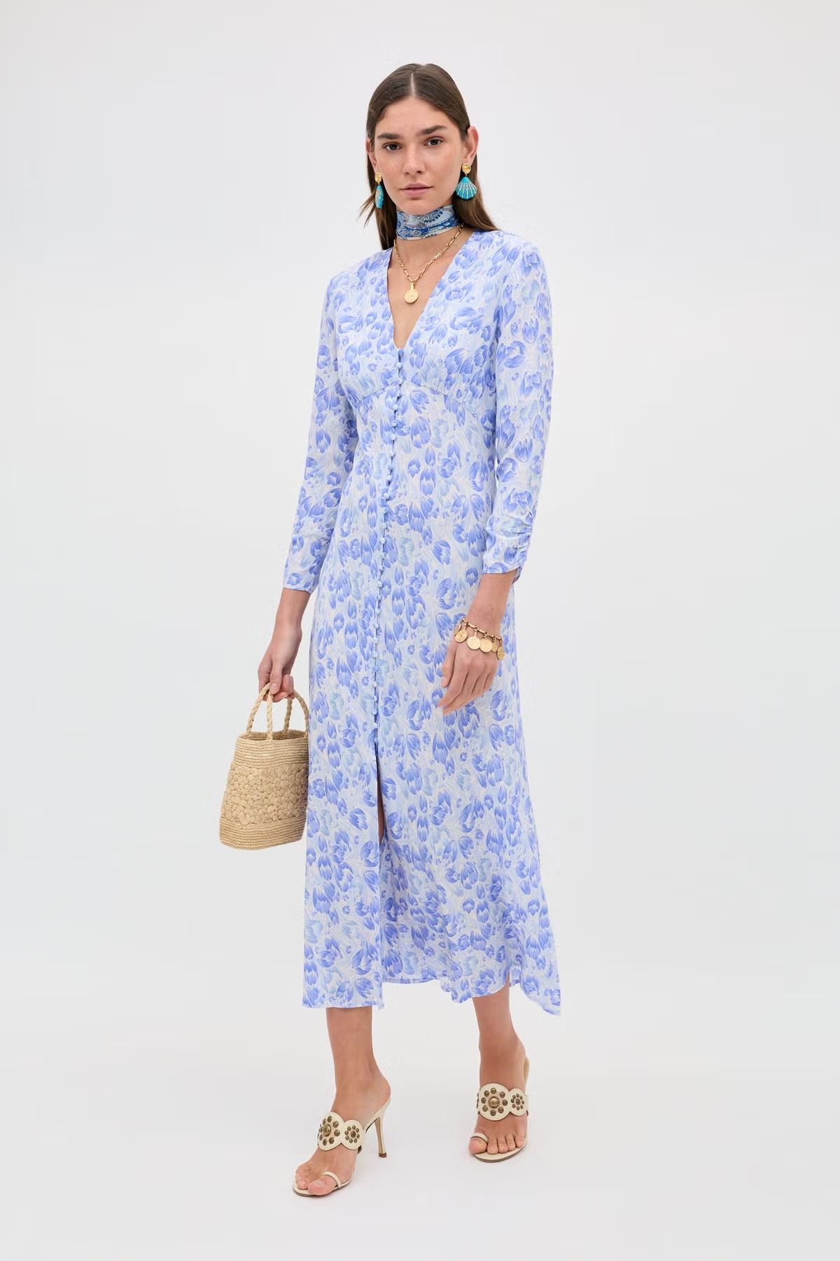 brown silk dress midi Silk Lace Midi Dress in Brown – Roland Mouret