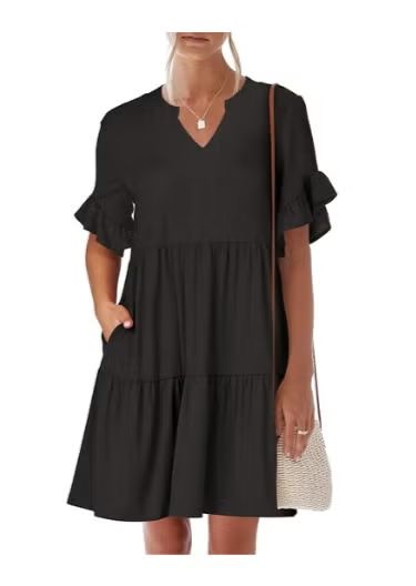 black flowy dress amazon Amazon's Viral Travel Has Over 33,000 Fans—and It's Only $25 Right Now 262-WRD0338-FB0526-123