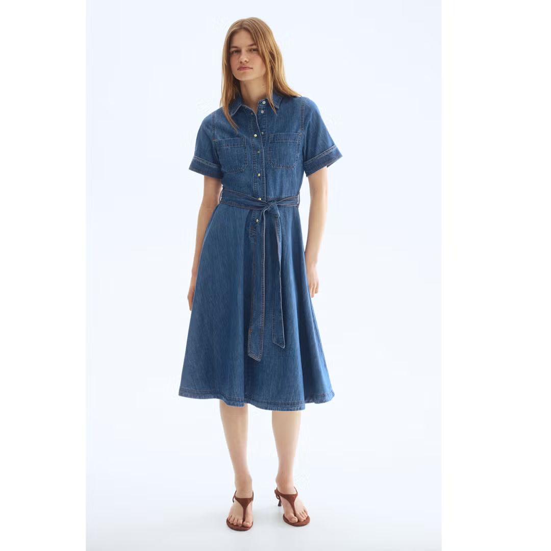 The Denim Midi Dress Is Spring's Standout TrendThis $30 Old Navy Find Is a  Steal