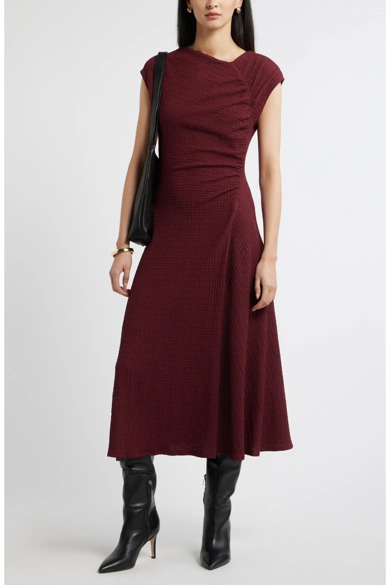 red off the shoulder prom dress Long A-line Satin Dresses Size:10 US / 40 EU de coser Proper Cloth Navy Stretch Champagne Prom Dresses Video