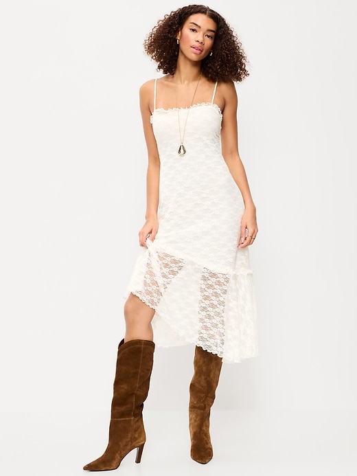 Sheer Lace Dresses Dominated the Met Gala After-PartiesThis $20 Old Navy  Dress Captures The Trend