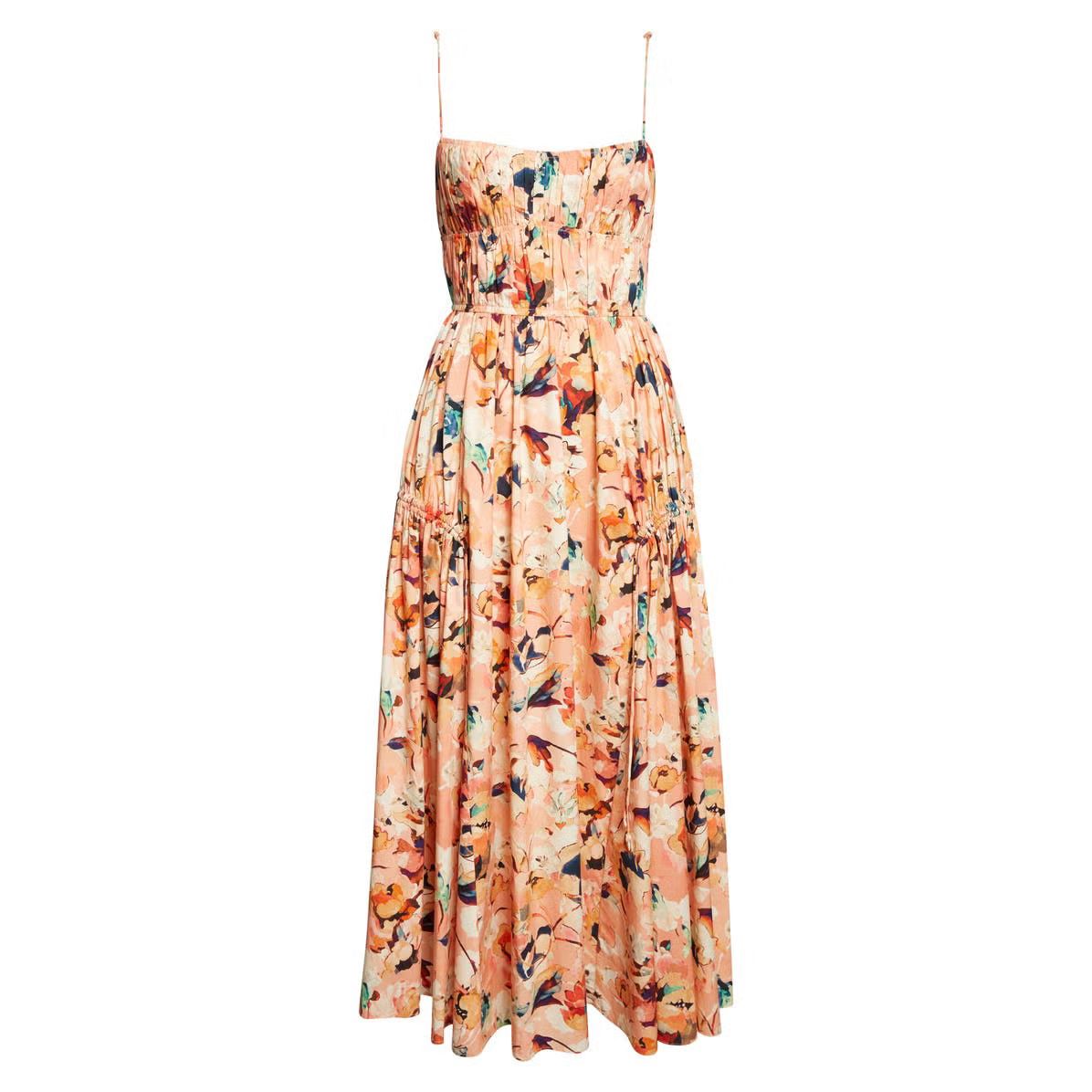 ladies red summer dresses Petite Studio's Lorraine Summer Dress in Red Floral